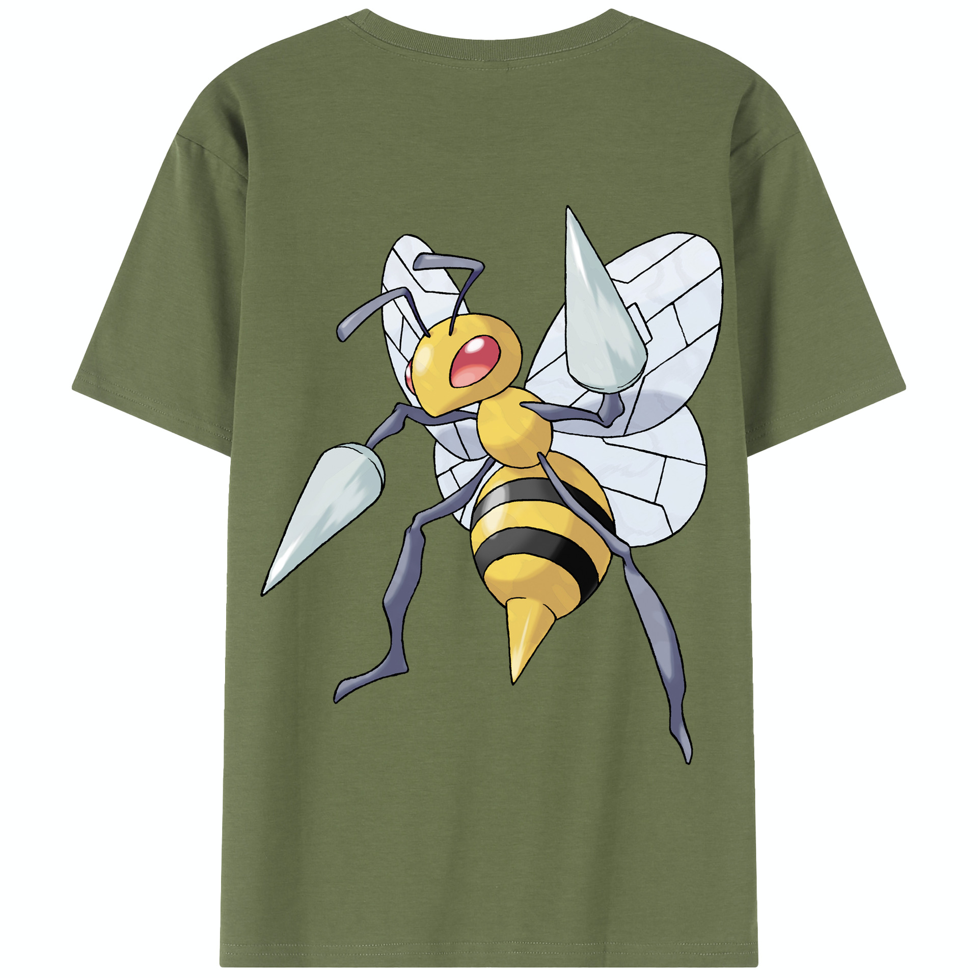 （画像用） ポケットモンスター Pokémon 綿100％半袖Tシャツ（背面プリント）